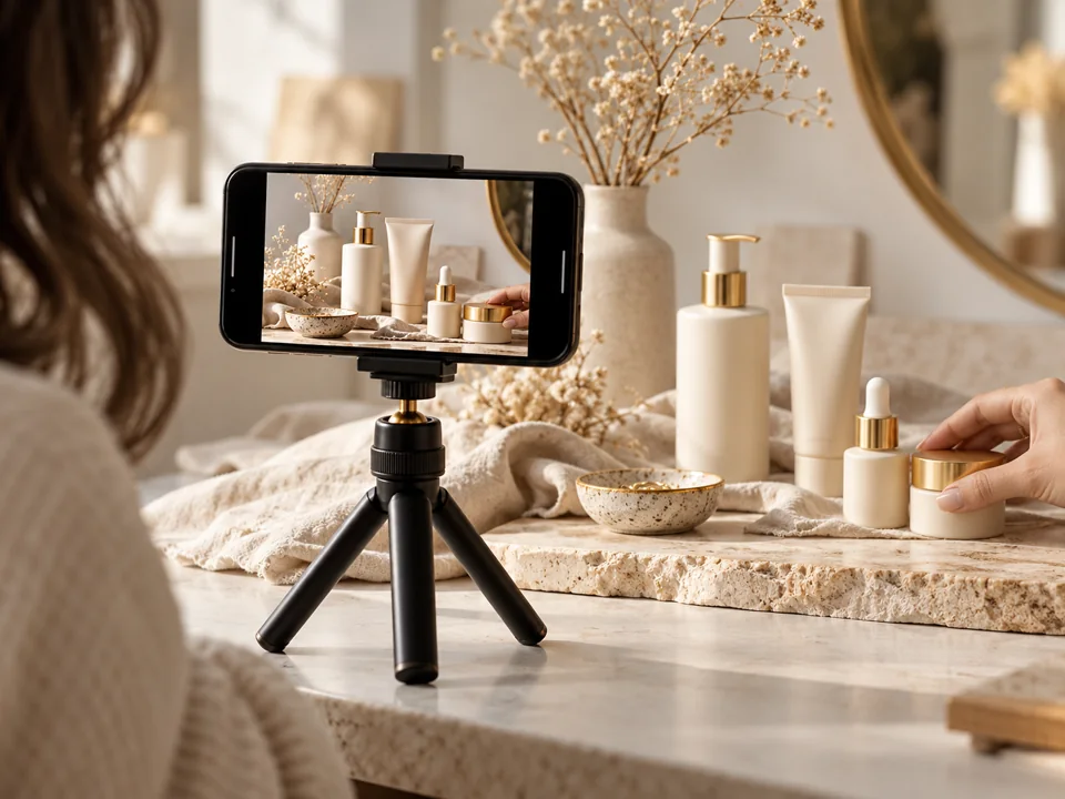 Produção de conteúdo visual com smartphone para uma campanha nas redes sociais